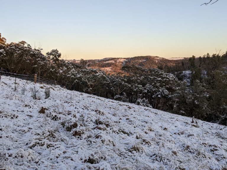 Snow in Oberon